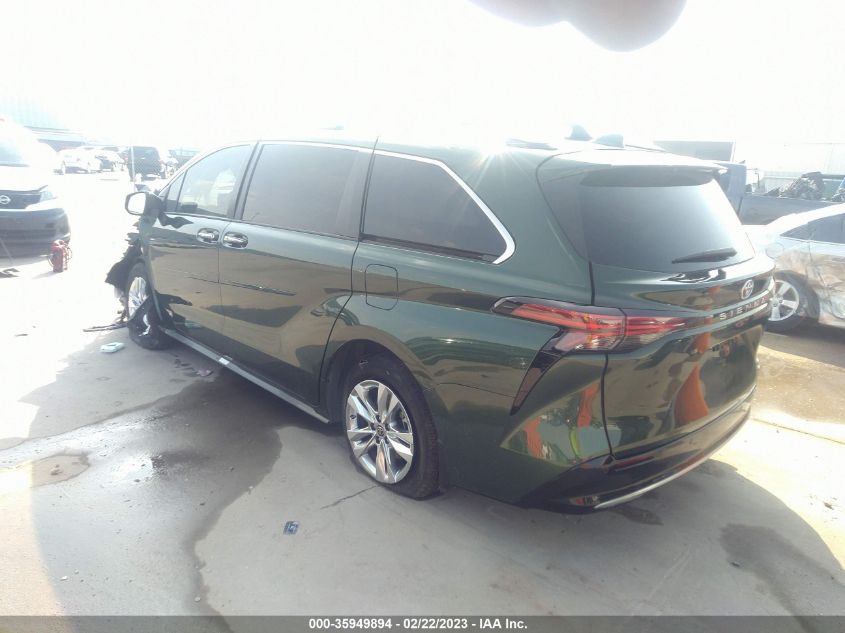 2022 TOYOTA SIENNA LIMITED - 5TDZRKEC5NS100059