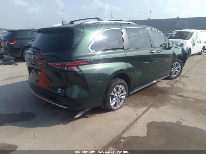 2022 TOYOTA SIENNA LIMITED - 5TDZRKEC5NS100059