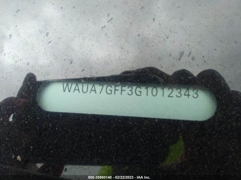 2016 AUDI A3 1.8T PREMIUM - WAUA7GFF3G1012343