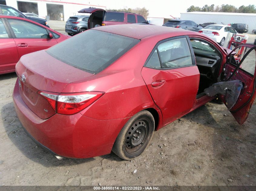 2016 TOYOTA COROLLA L/LE/S/S PLUS/LE PLUS - 2T1BURHE2GC707294