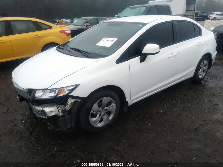 2013 HONDA CIVIC SDN LX - 2HGFB2F5XDH596322