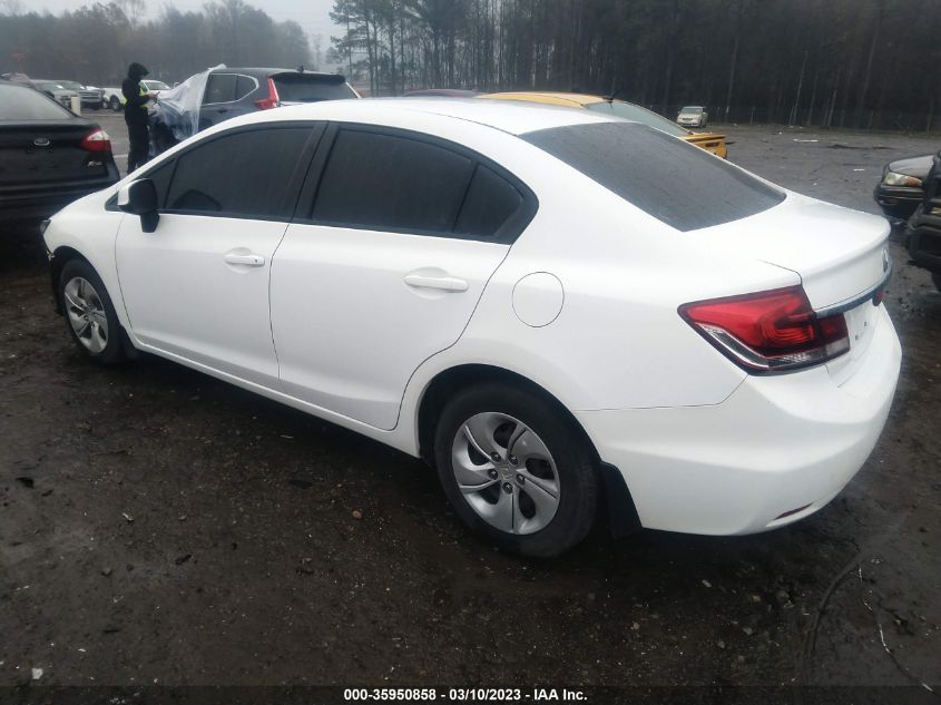 2013 HONDA CIVIC SDN LX - 2HGFB2F5XDH596322