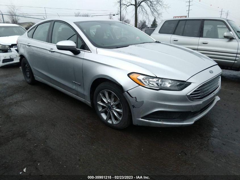 2017 FORD FUSION HYBRID SE - 3FA6P0LU9HR385046