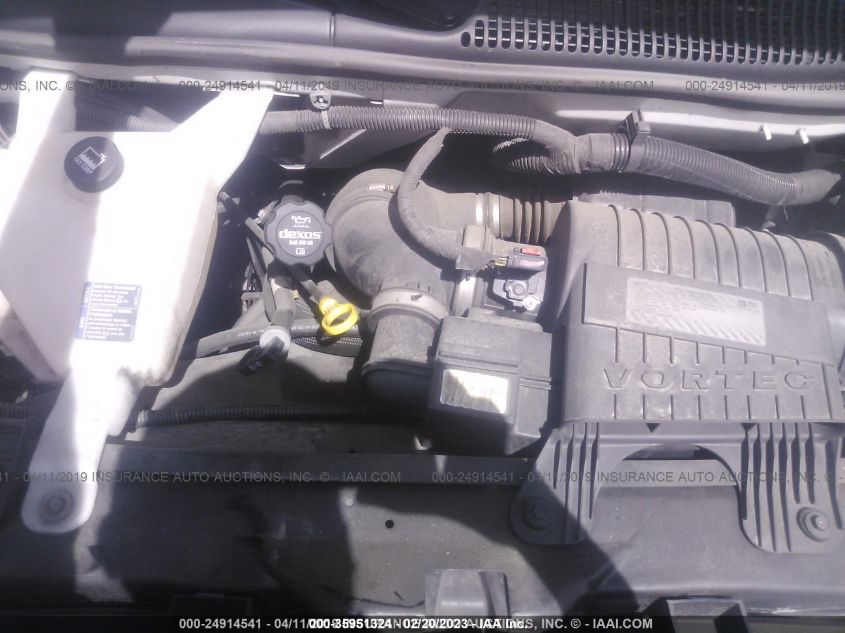 2016 CHEVROLET EXPRESS CARGO VAN 1GCWGAFF4G1197881
