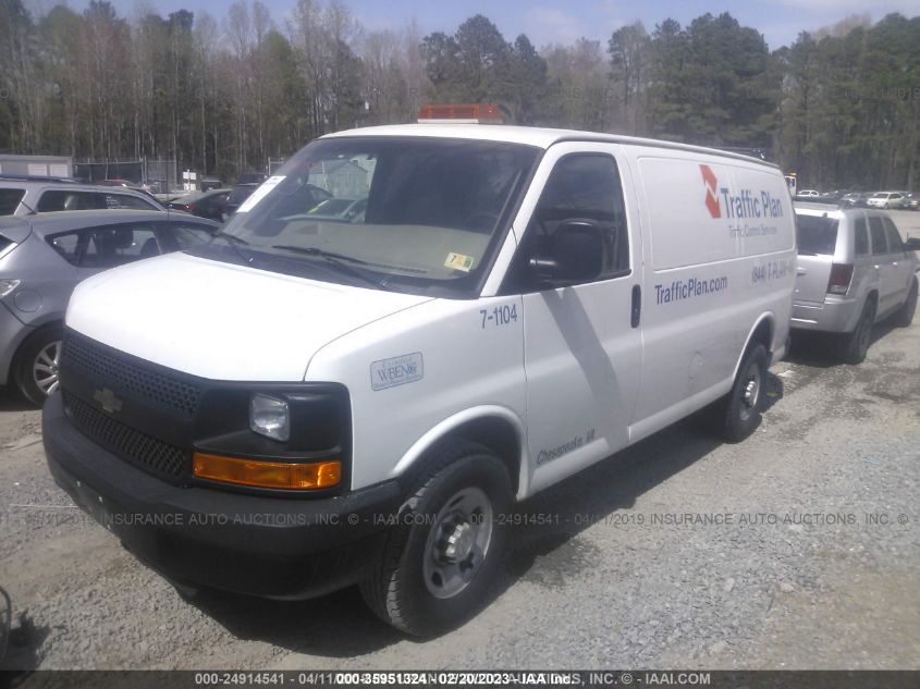 2016 CHEVROLET EXPRESS CARGO VAN 1GCWGAFF4G1197881