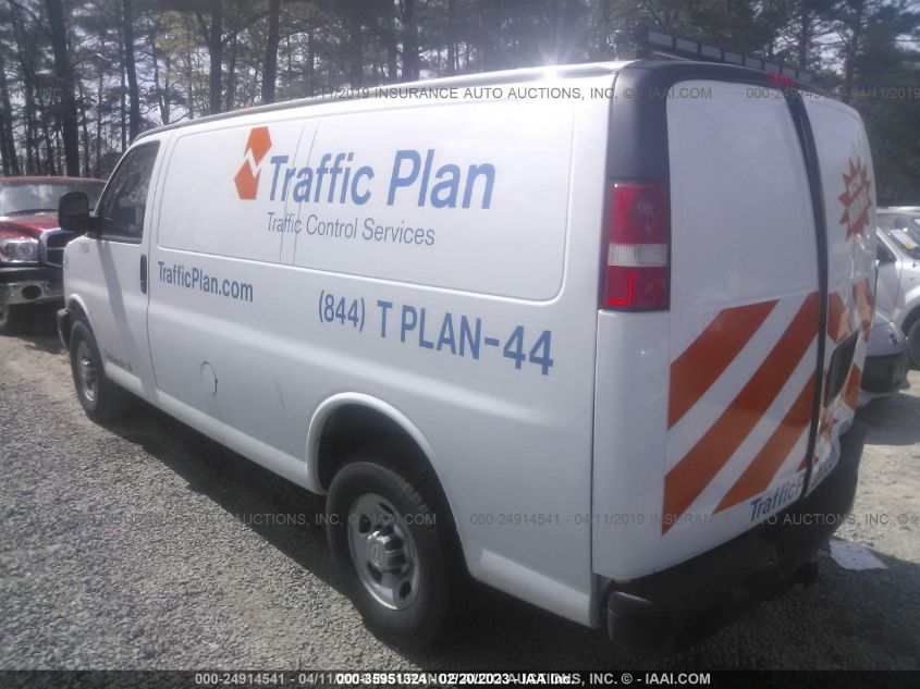 2016 CHEVROLET EXPRESS CARGO VAN 1GCWGAFF4G1197881