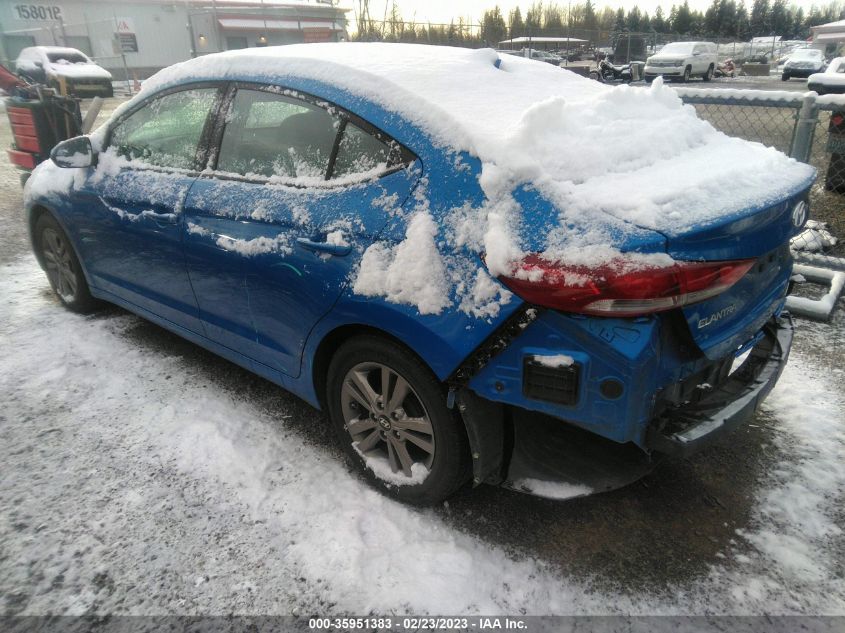 2017 HYUNDAI ELANTRA SE - KMHD84LF8HU172956