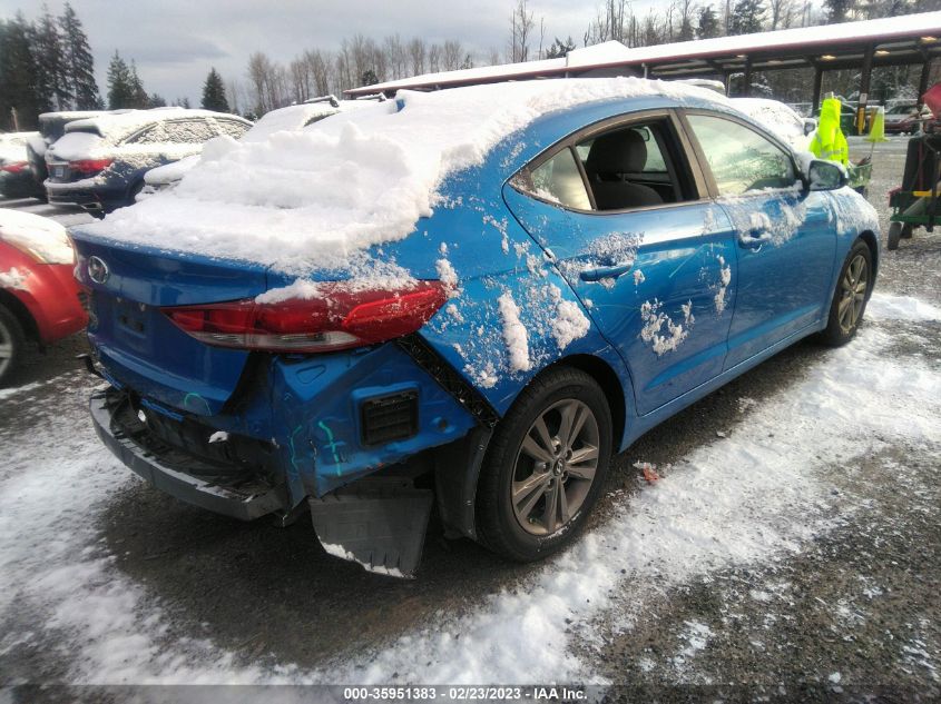 2017 HYUNDAI ELANTRA SE - KMHD84LF8HU172956