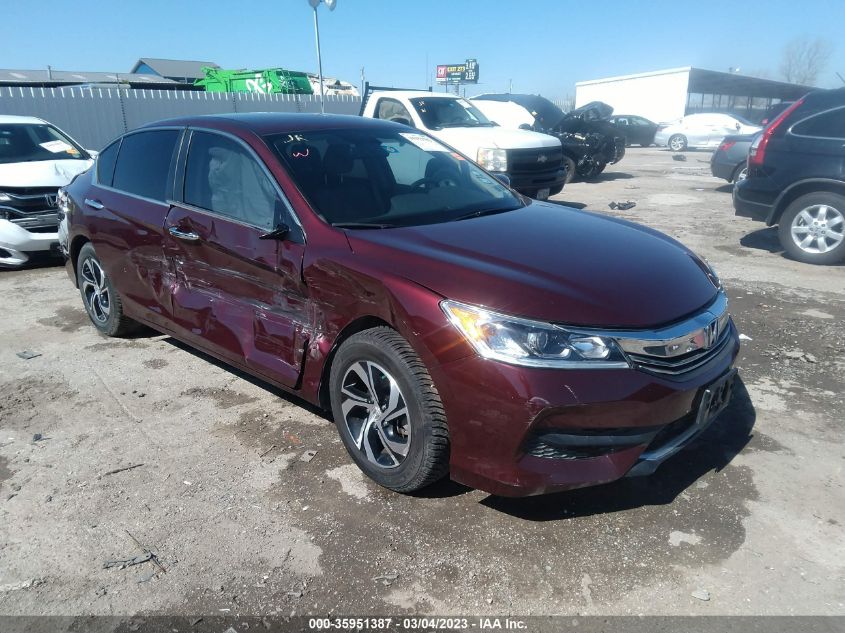 2017 HONDA ACCORD SEDAN LX - 1HGCR2F33HA202810