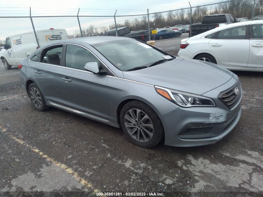 2016 HYUNDAI SONATA 2.4L SPORT - 5NPE34AF9GH348349