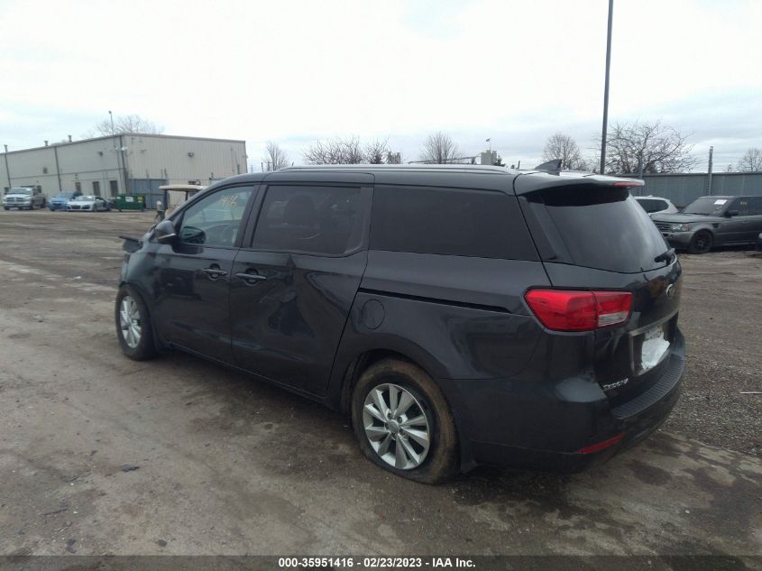 2016 KIA SEDONA LX - KNDMB5C12G6107975