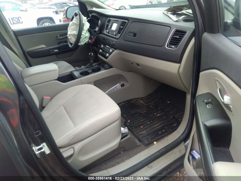 2016 KIA SEDONA LX - KNDMB5C12G6107975