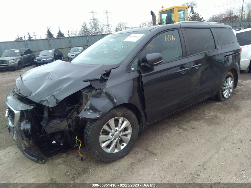 2016 KIA SEDONA LX - KNDMB5C12G6107975