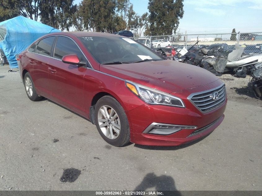 2015 HYUNDAI SONATA 2.4L SE - 5NPE24AF1FH189814