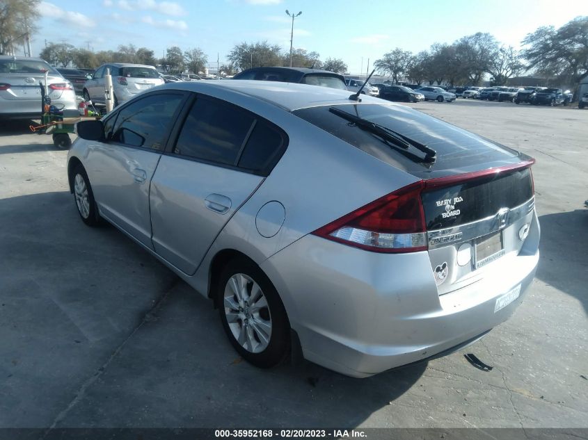 2013 HONDA INSIGHT EX - JHMZE2H75DS005693