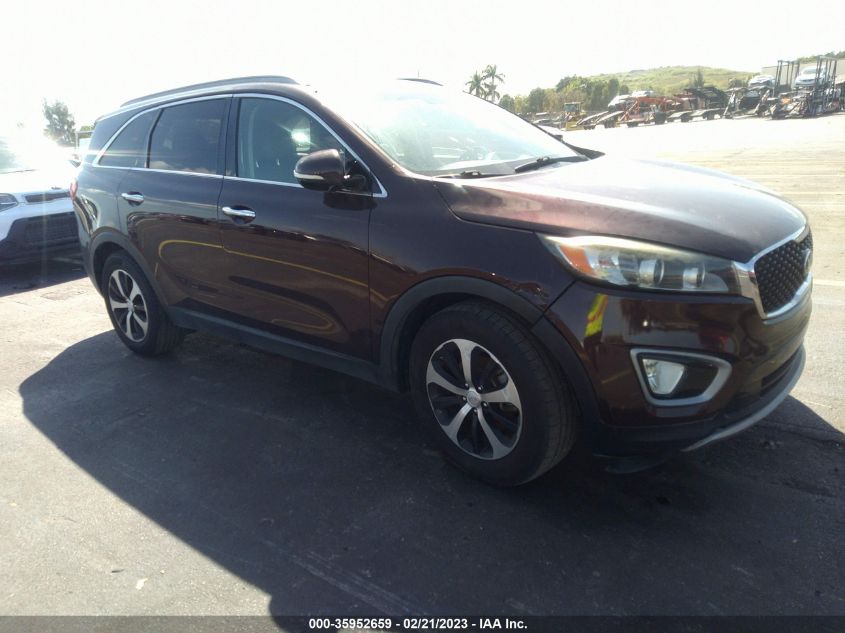 2016 KIA SORENTO EX - 5XYPH4A52GG015385
