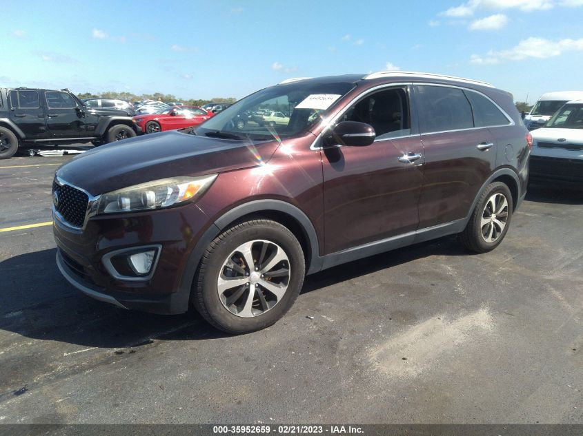 2016 KIA SORENTO EX - 5XYPH4A52GG015385