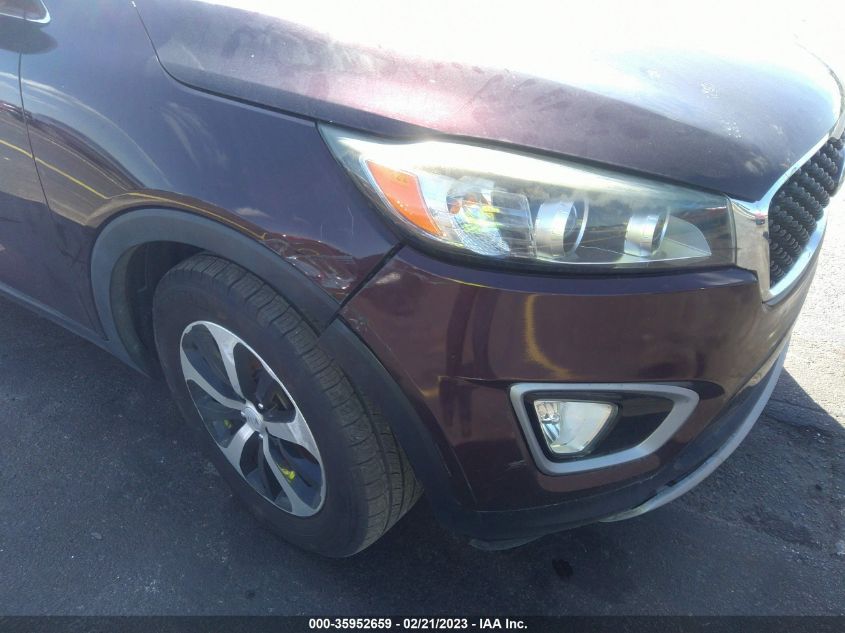 2016 KIA SORENTO EX - 5XYPH4A52GG015385