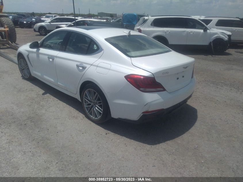 2021 GENESIS G70 2.0T SPORT - KMTG24LA7MU068025