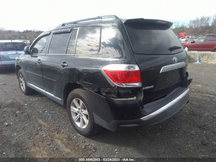 2013 TOYOTA HIGHLANDER - 5TDBK3EH5DS247147