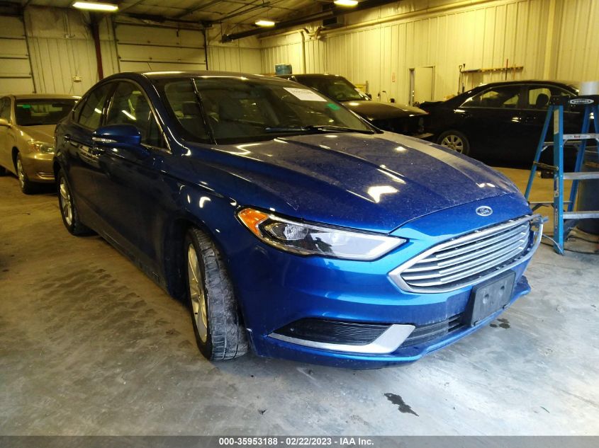 2018 FORD FUSION SE - 3FA6P0HD1JR104534