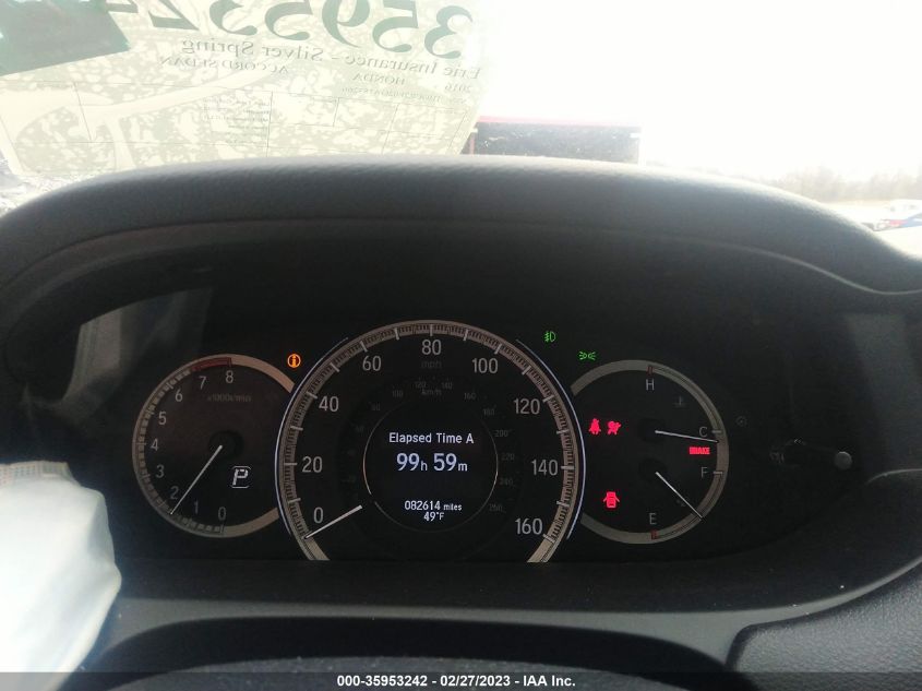 2016 HONDA ACCORD SEDAN EX - 1HGCR2F02GA183266