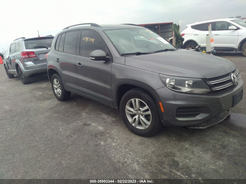 2015 VOLKSWAGEN TIGUAN S - WVGAV7AX2FW551168