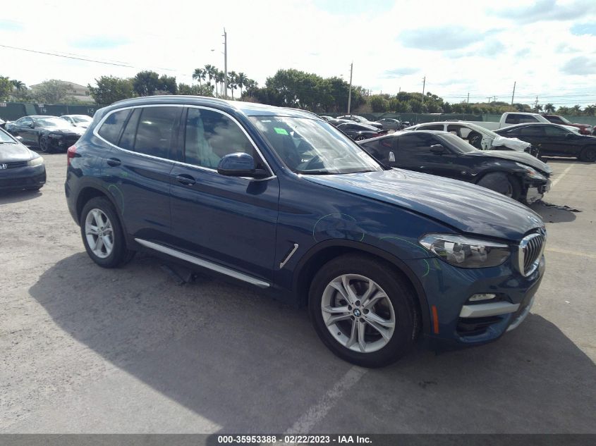 2019 BMW X3 SDRIVE30I - 5UXTR7C53KLF34650