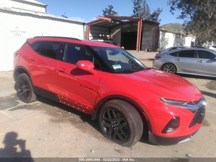 VIN 3GNKBCR4XNS210705 2022 CHEVROLET BLAZER LT
