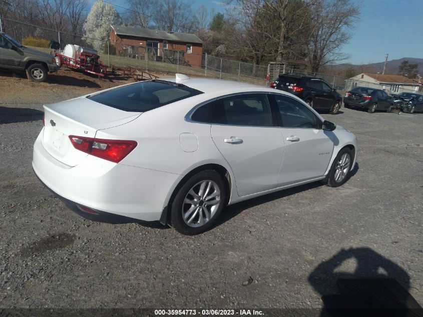 2016 CHEVROLET MALIBU LT - 1G1ZE5ST4GF316742