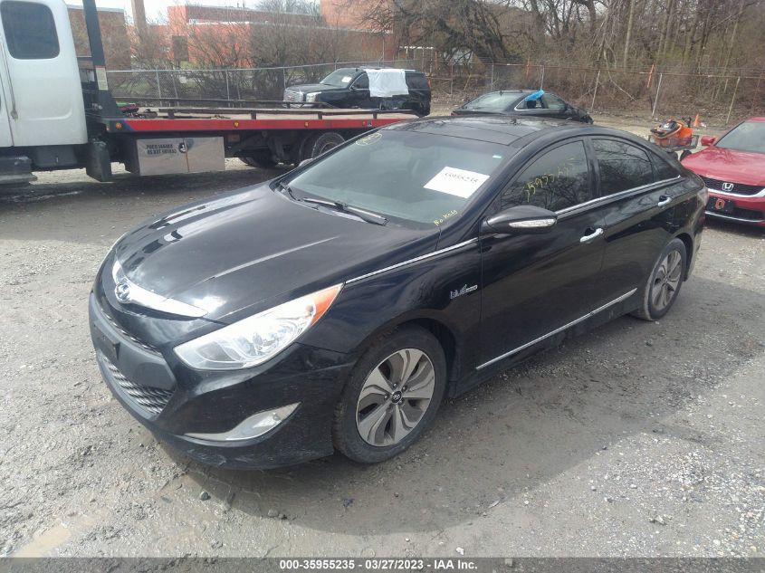 2014 HYUNDAI SONATA HYBRID LIMITED - KMHEC4A48EA107705