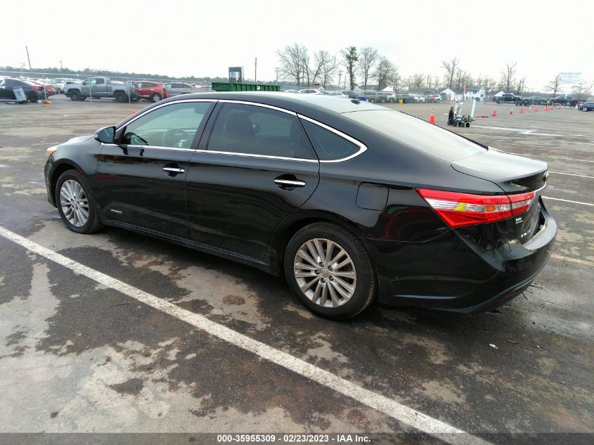 2014 TOYOTA AVALON HYBRID LIMITED/XLE TOURING 4T1BD1EB0EU035310