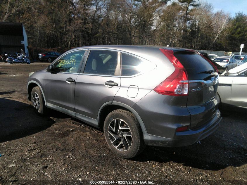 2016 HONDA CR-V SE - 5J6RM4H49GL030000