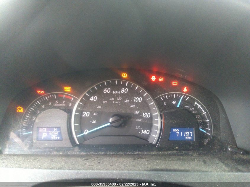 2014 TOYOTA CAMRY L/LE/XLE/SE/SE SPORT - 4T4BF1FKXER337265
