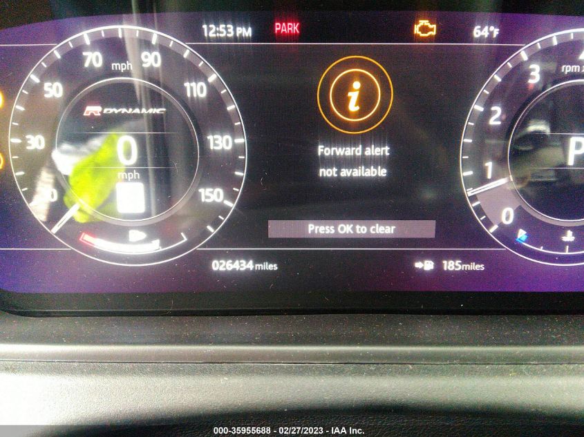 2020 LAND ROVER RANGE ROVER VELAR R-DYNAMIC S - SALYK2EX3LA265081