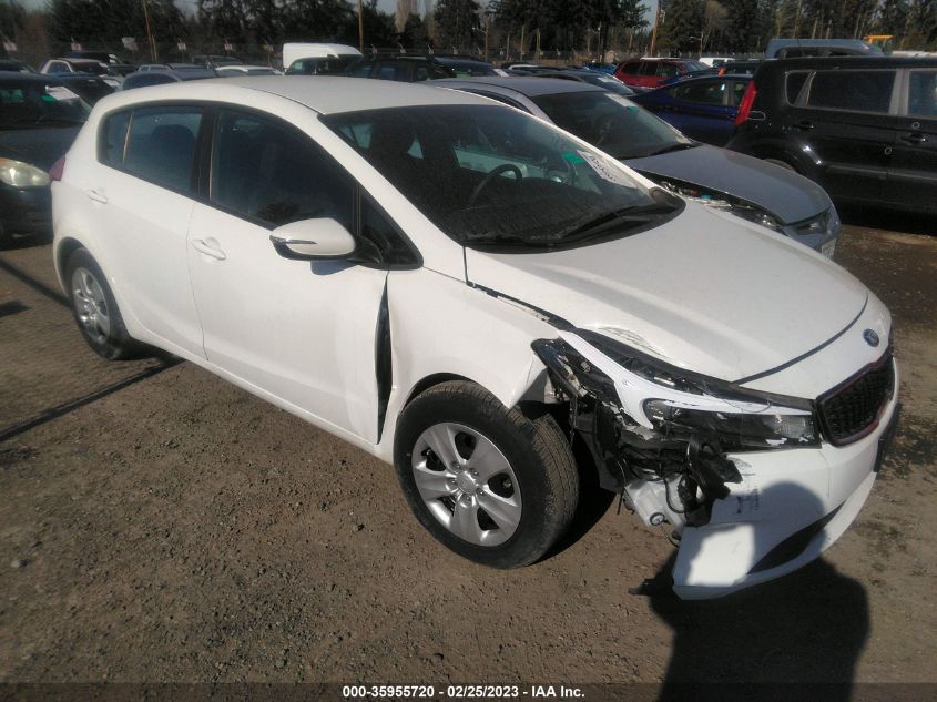 KNAFK5A82H5674605 KIA FORTE5 LX 2017