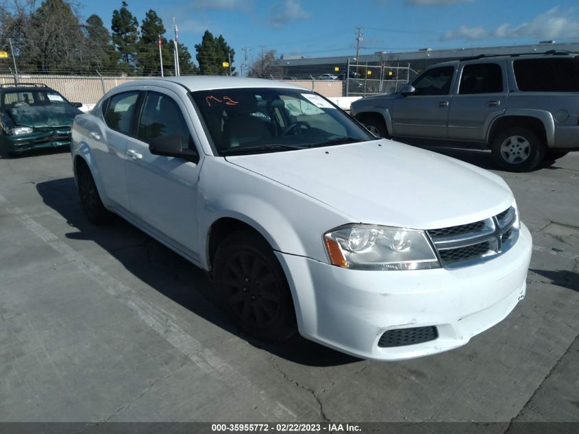 2013 DODGE AVENGER SE - 1C3CDZAB8DN516819