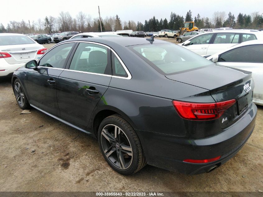 2017 AUDI A4 PREMIUM PLUS - WAUENAF4XHN013793