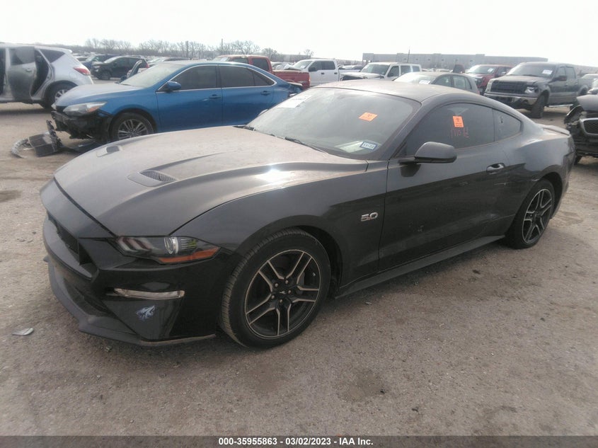 VIN 1FA6P8CFXL5127033 2020 FORD MUSTANG GT
