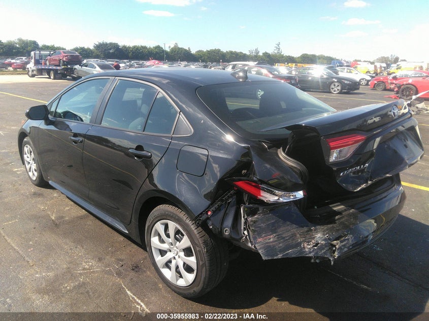 VIN 5YFEPMAE8NP288771 2022 TOYOTA COROLLA LE