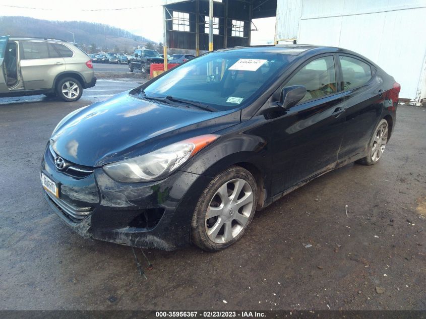 2013 HYUNDAI ELANTRA LIMITED - KMHDH4AEXDU727670