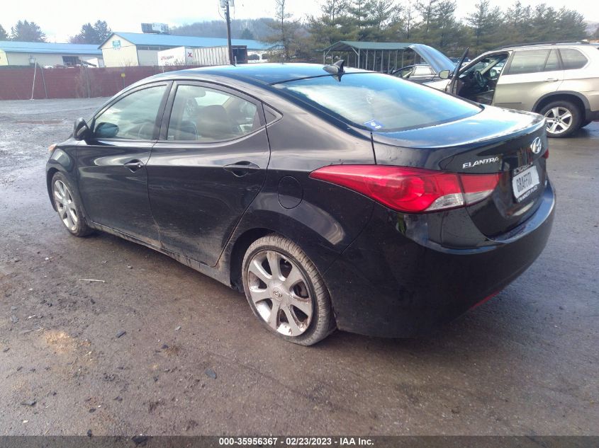 2013 HYUNDAI ELANTRA LIMITED - KMHDH4AEXDU727670