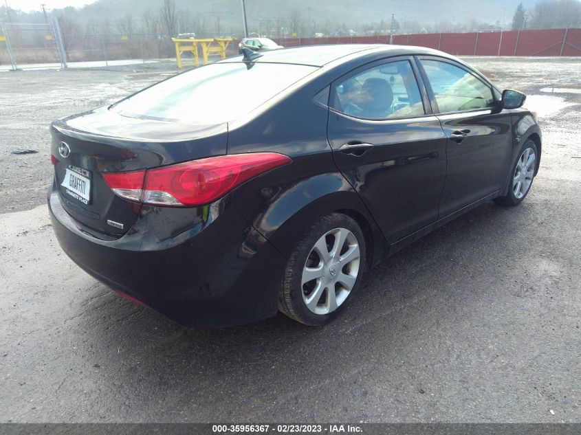 2013 HYUNDAI ELANTRA LIMITED - KMHDH4AEXDU727670