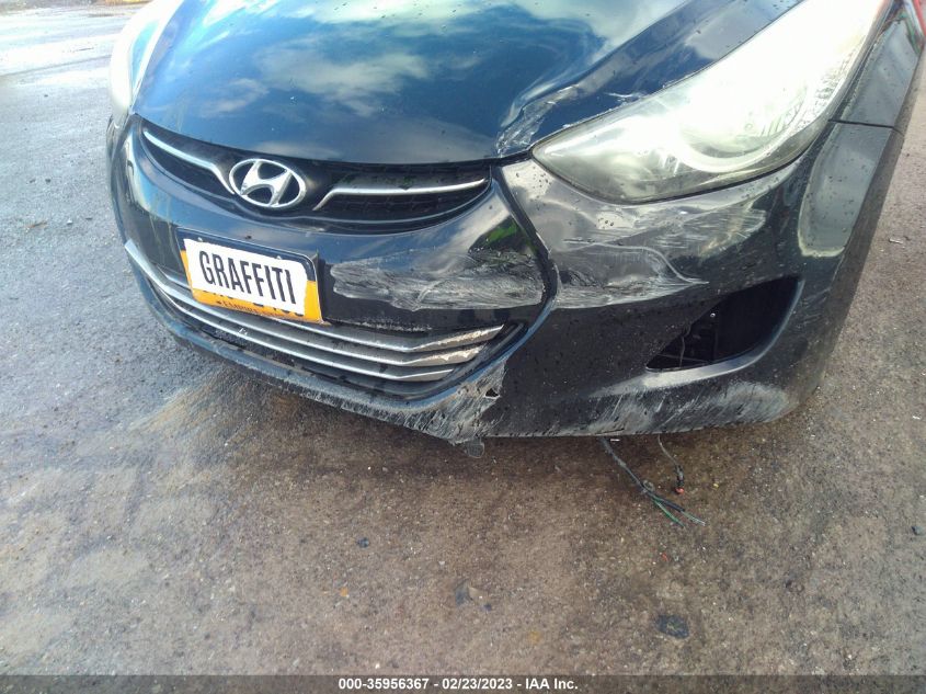 2013 HYUNDAI ELANTRA LIMITED - KMHDH4AEXDU727670