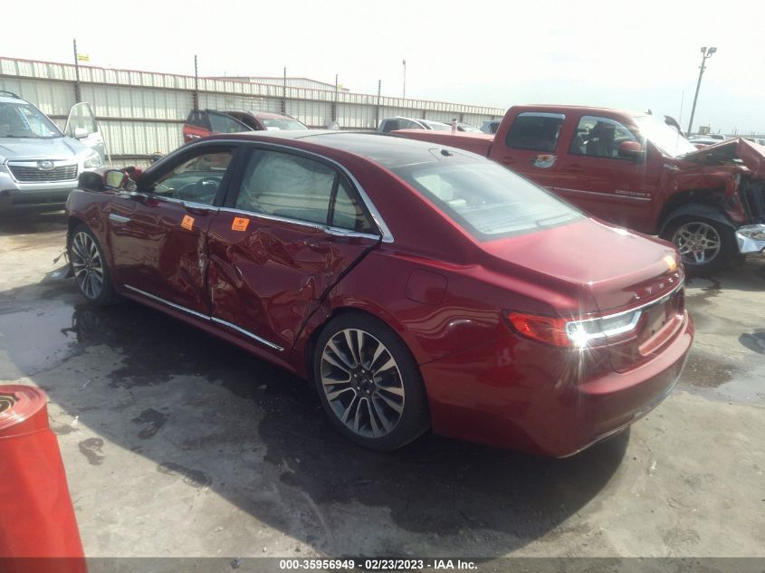 2017 LINCOLN CONTINENTAL RESERVE - 1LN6L9RP1H5634840