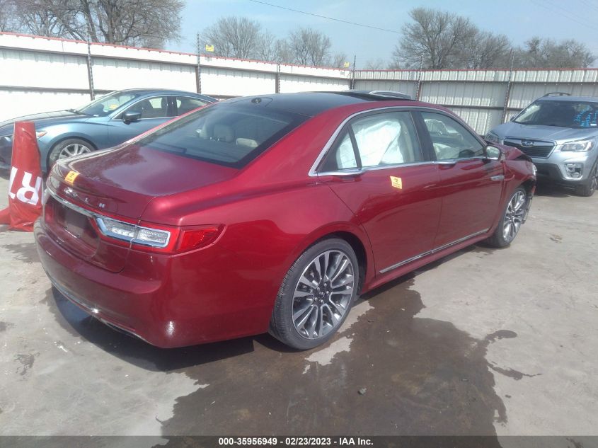 2017 LINCOLN CONTINENTAL RESERVE - 1LN6L9RP1H5634840
