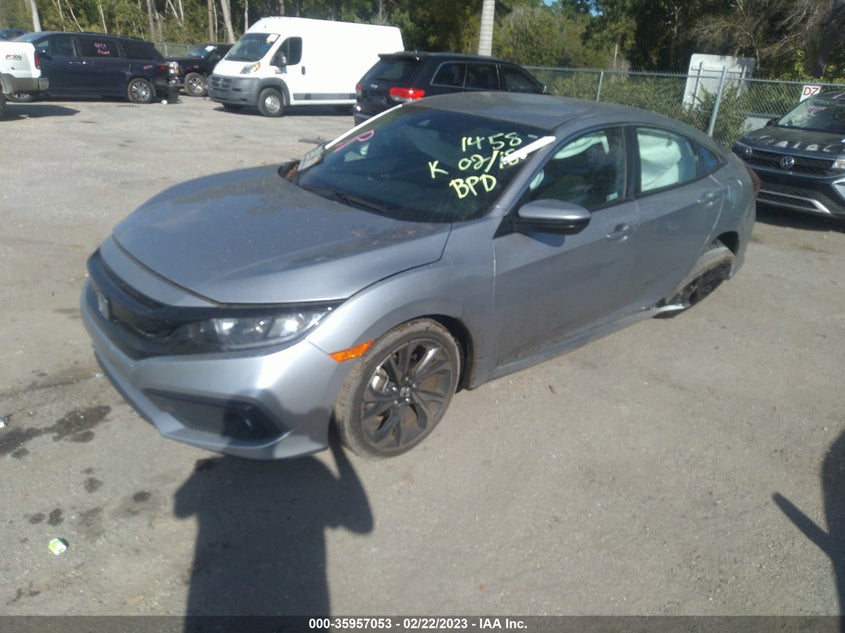 VIN 2HGFC2F88MH531458 2021 HONDA CIVIC SEDAN SPORT