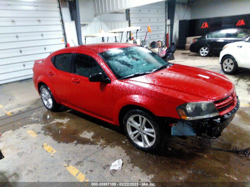 2013 DODGE AVENGER SE V6 - 1C3CDZAG2DN769601