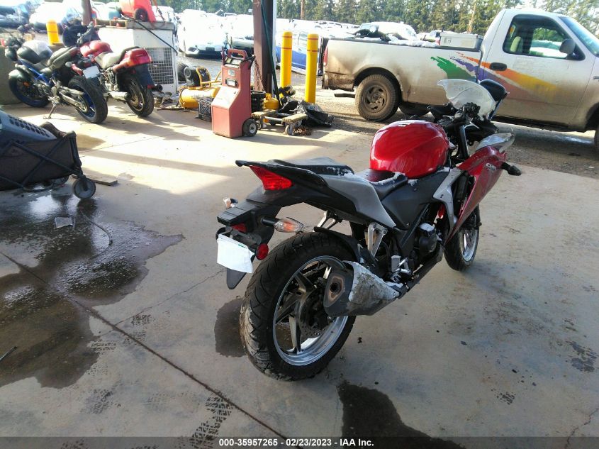 2012 HONDA CBR250 R MLHMC4105C5206613