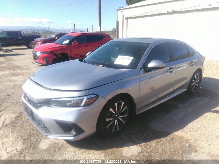 VIN JHMFE1F77NX005196 2022 HONDA CIVIC SEDAN EX